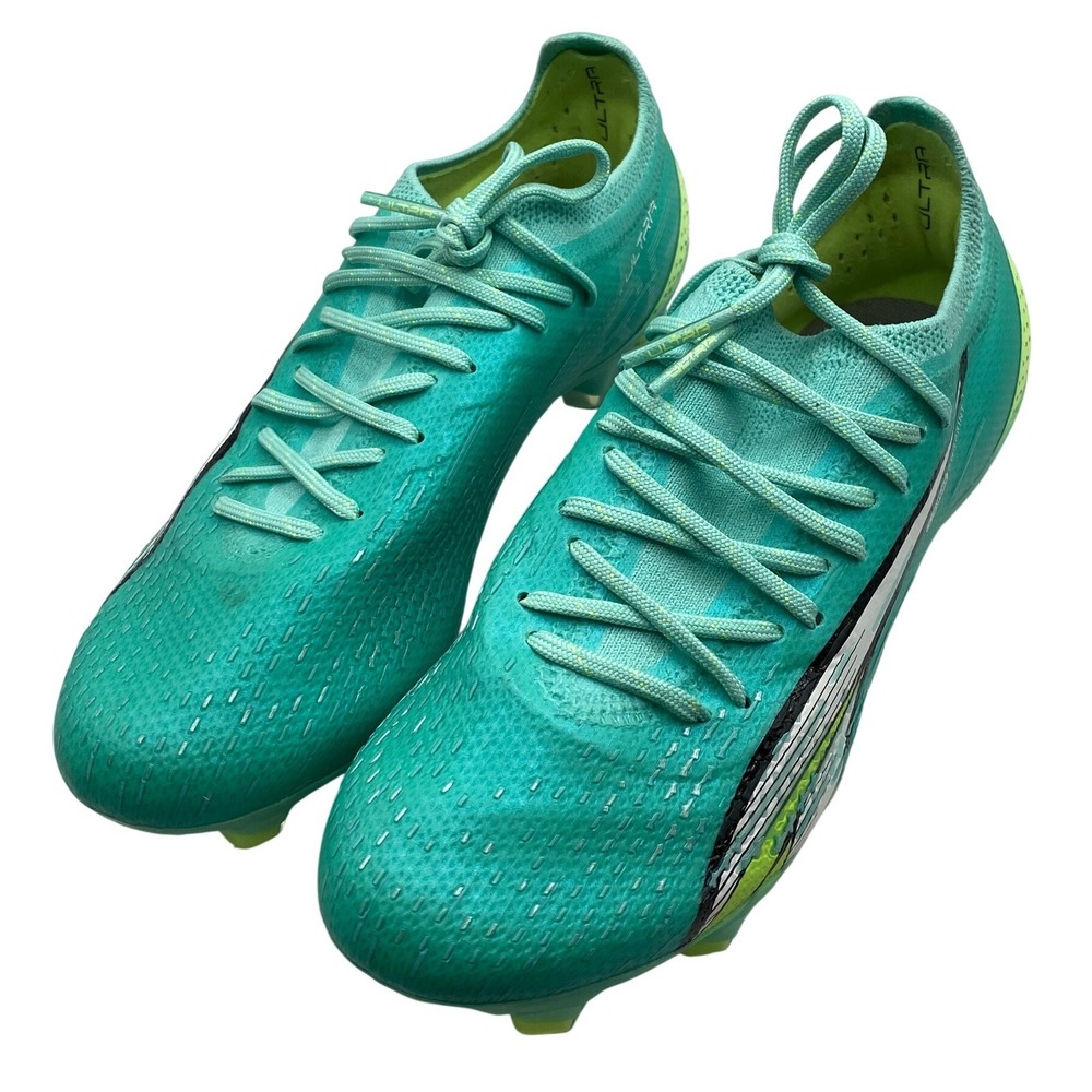 Puma Ultra Ultimate FG AG‎ Womens Size 6 Soccer Cleats Teal Green Lace Up New
